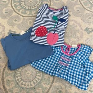 Set of Mini Boden short sleeve tops